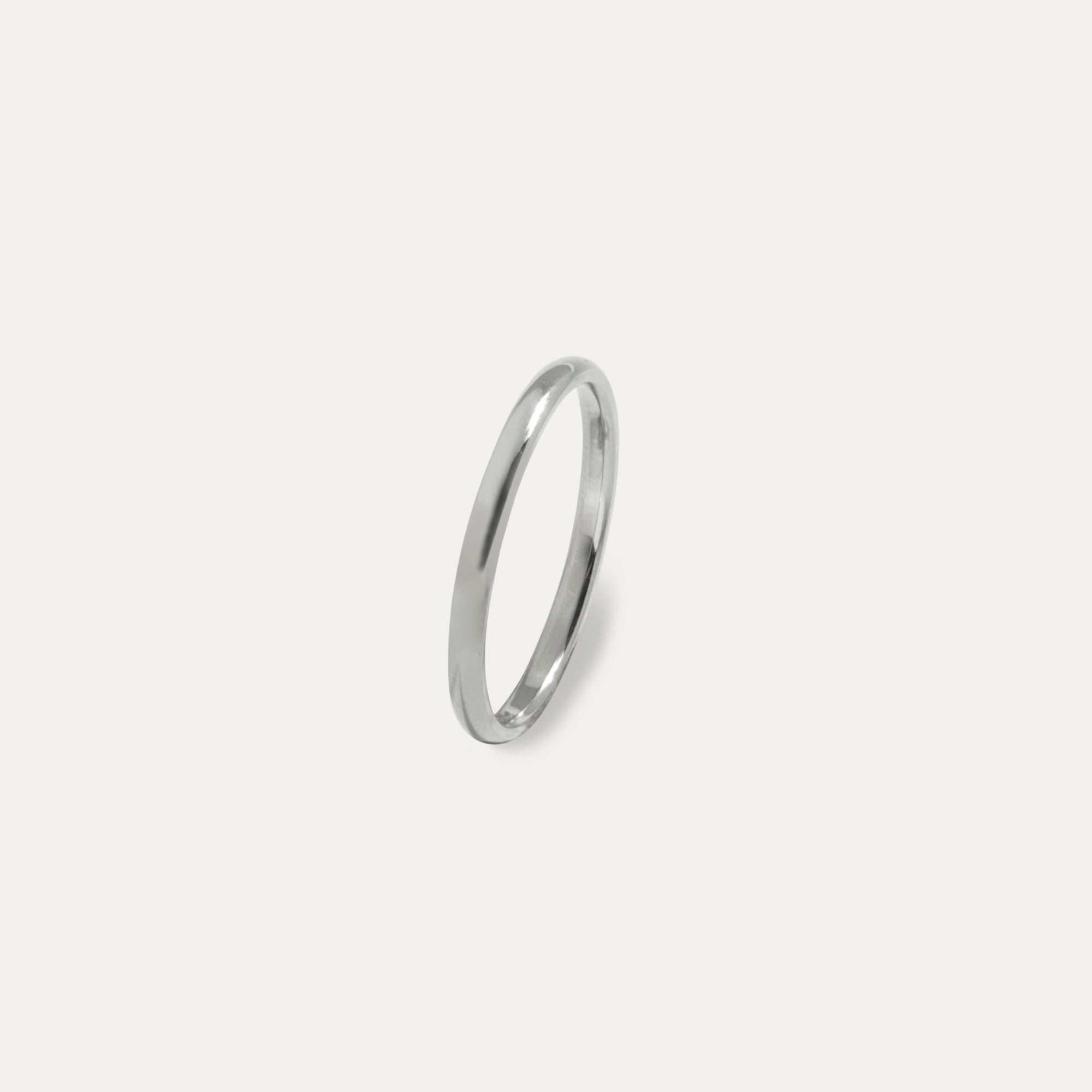 Micro Band Ring - Silver