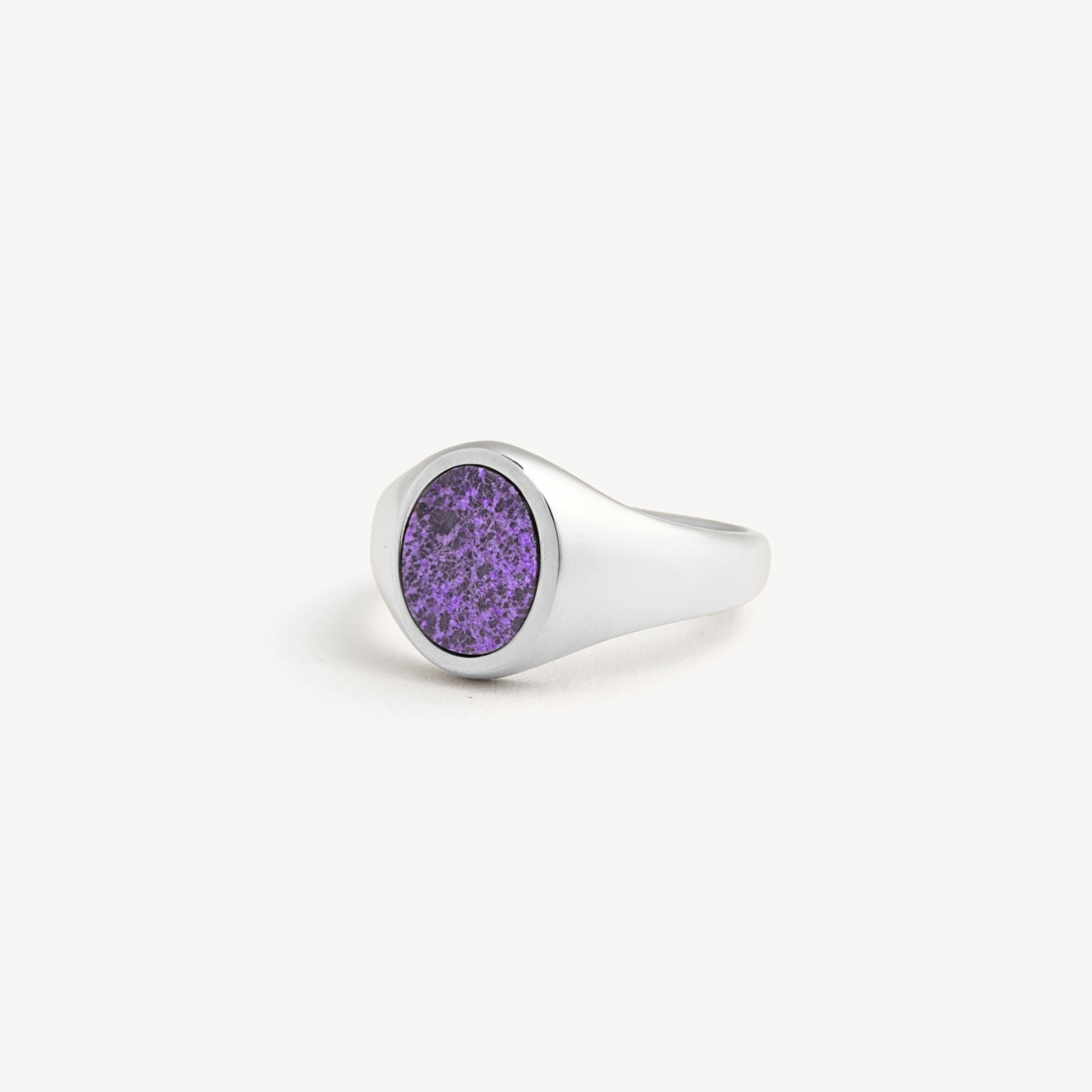 Purple Sugilite Ring - Silver