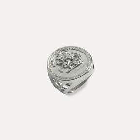 St George Sovereign Ring - Silver