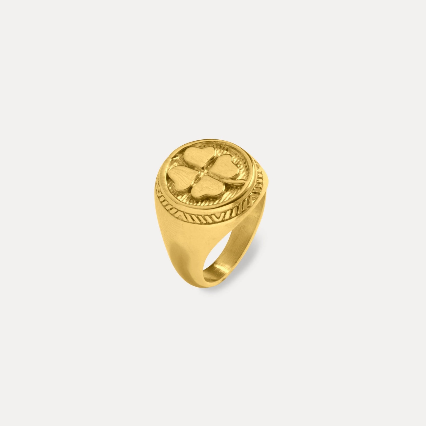 Four Leaf Clover Ring - Gold