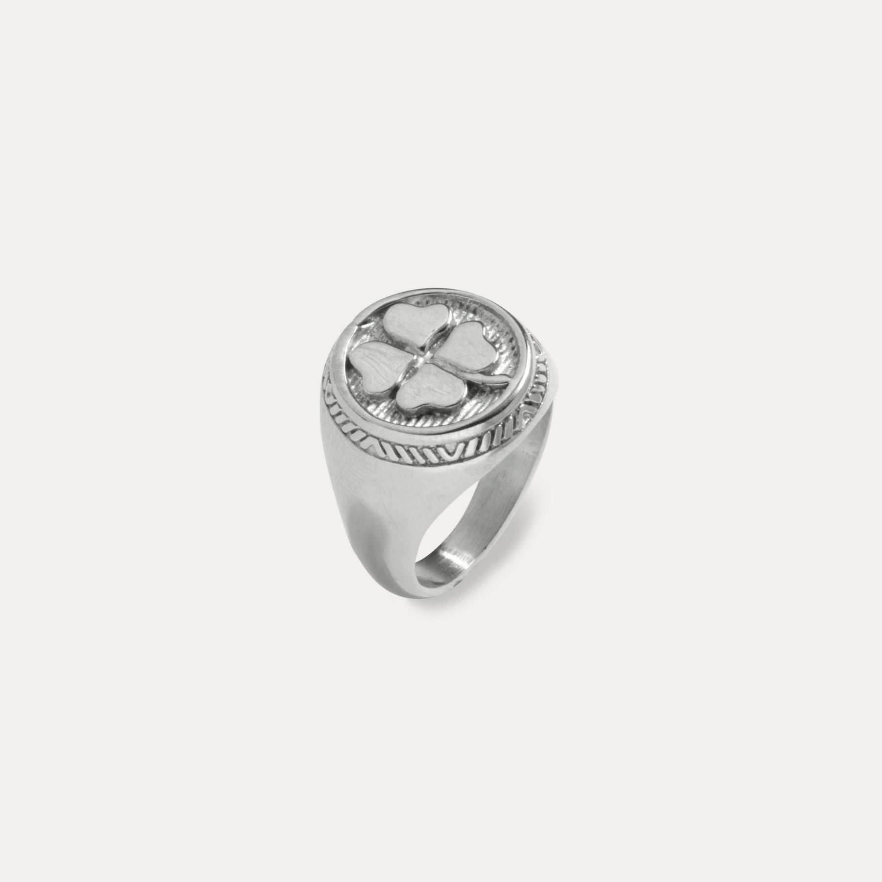 Four Leaf Clover Ring - Silver