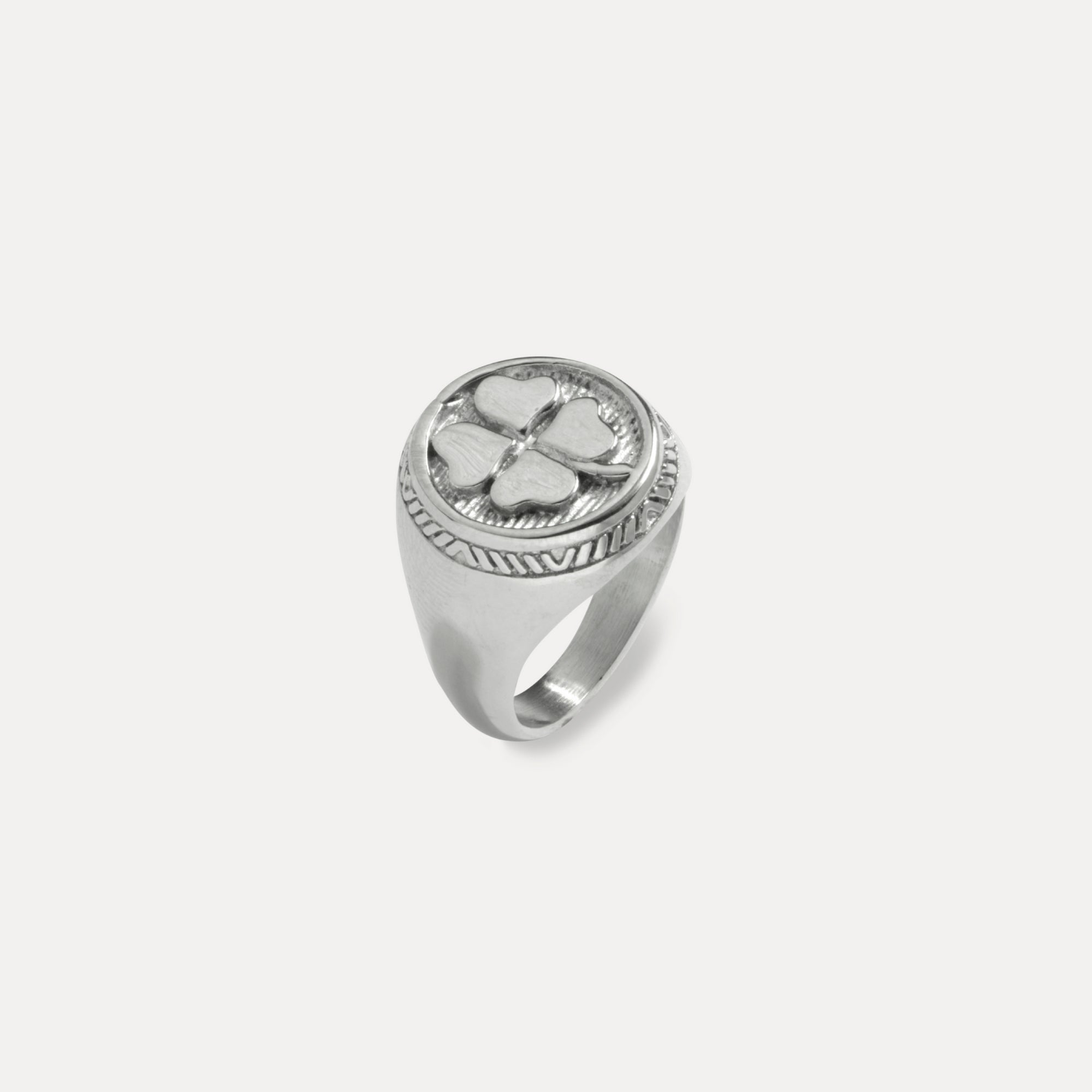 Four Leaf Clover Ring - Silver