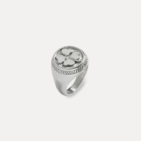 Four Leaf Clover Ring - Silver