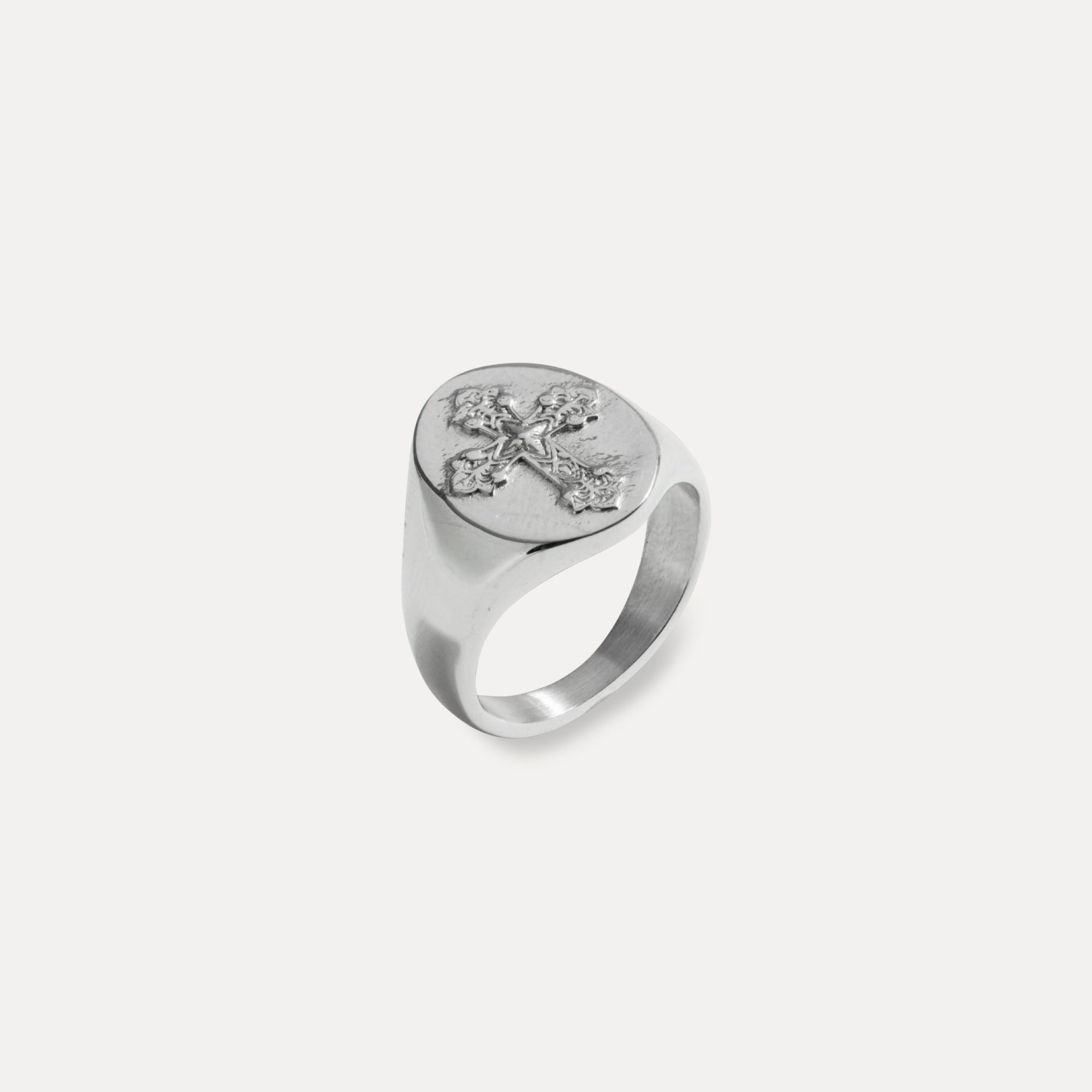 Cross Ring - Silver