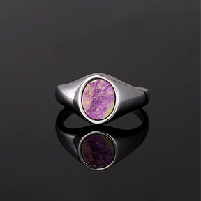 Purple Sugilite Ring - Silver