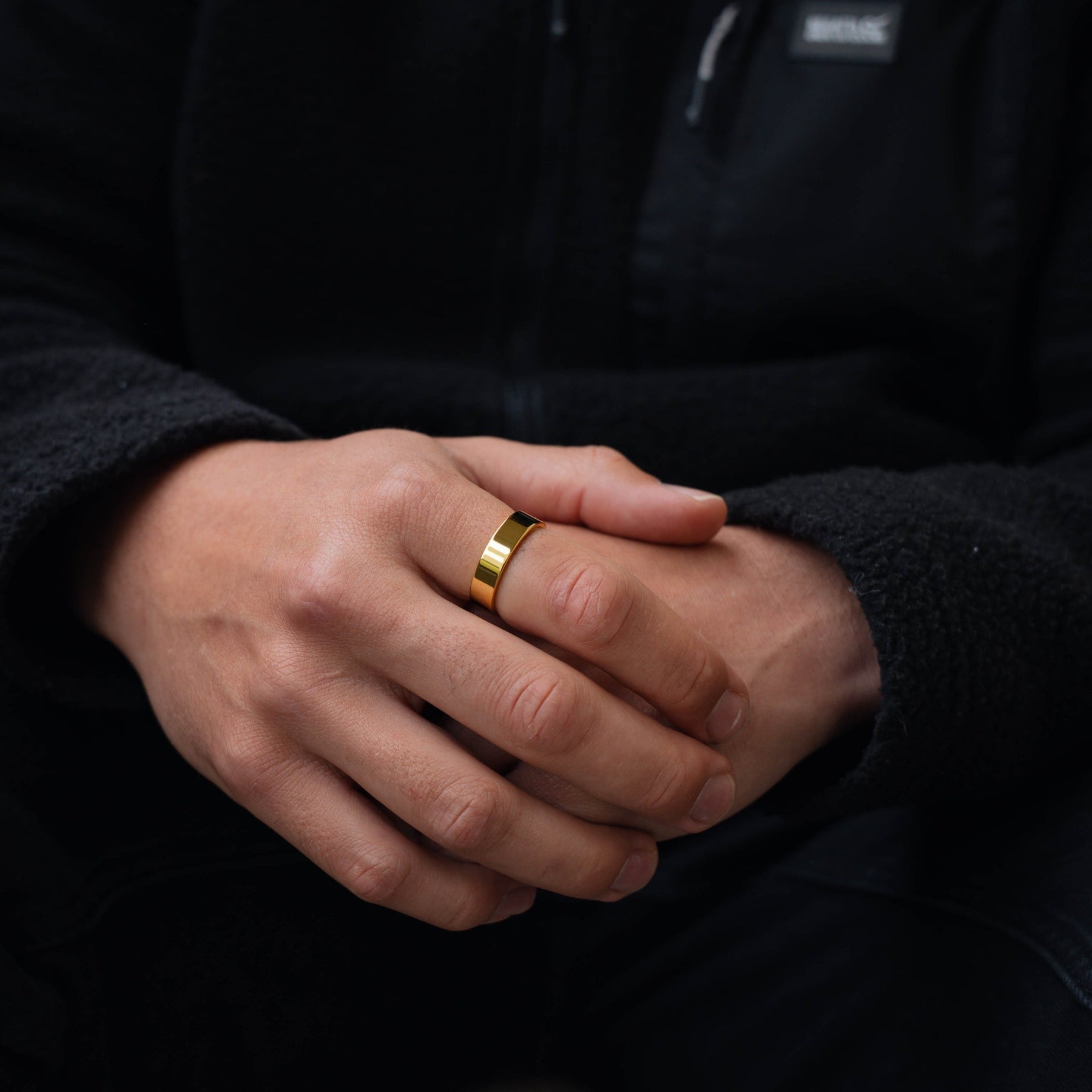 Smooth Band - 18K Gold