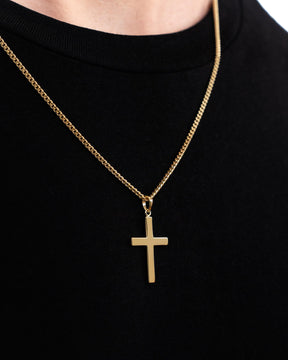 Cross necklace engraving plate pendant Polished