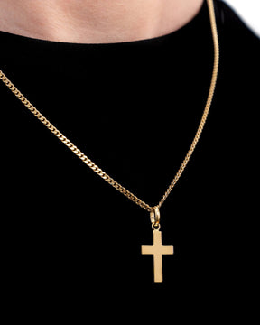 Cross necklace engraving plate pendant Polished