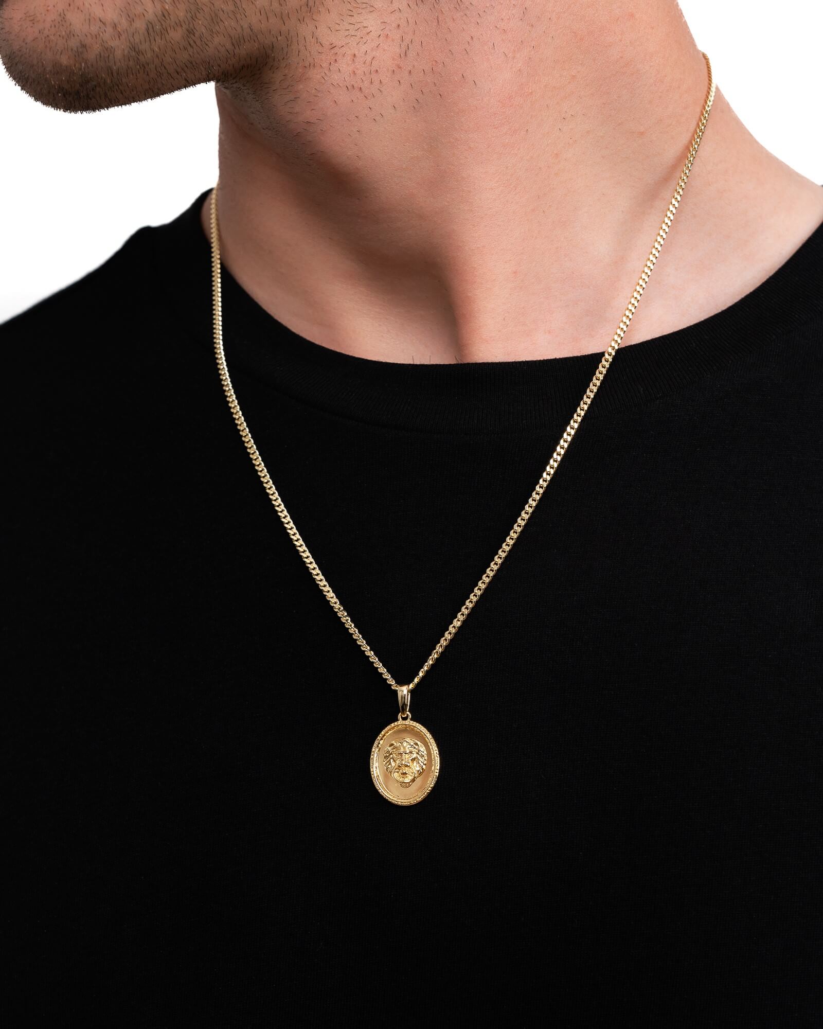 Lion necklace engraving plate