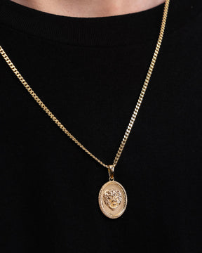 Lion necklace engraving plate