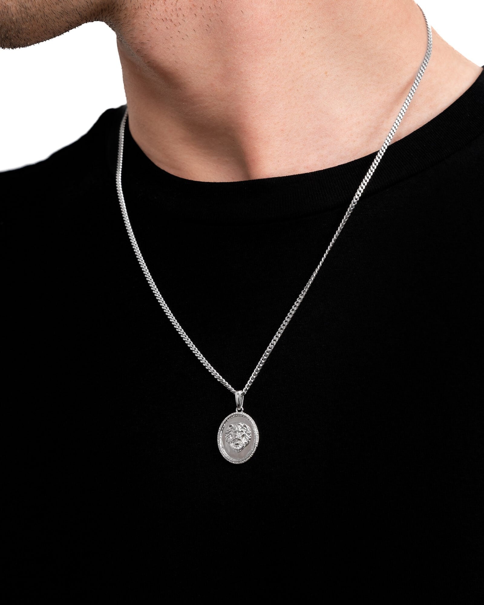 Lion necklace engraving plate