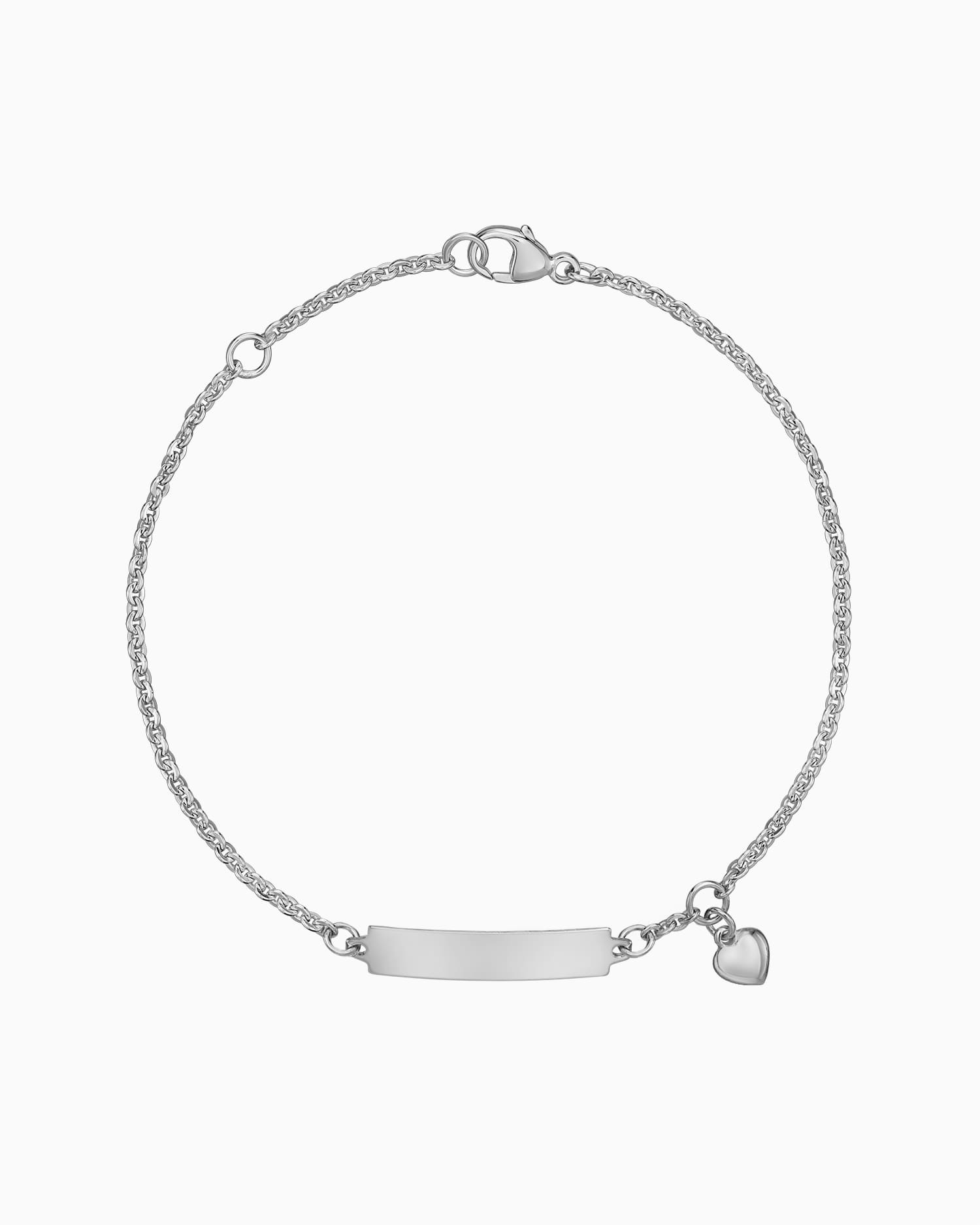 Engraving bracelet engraving plate heart-14