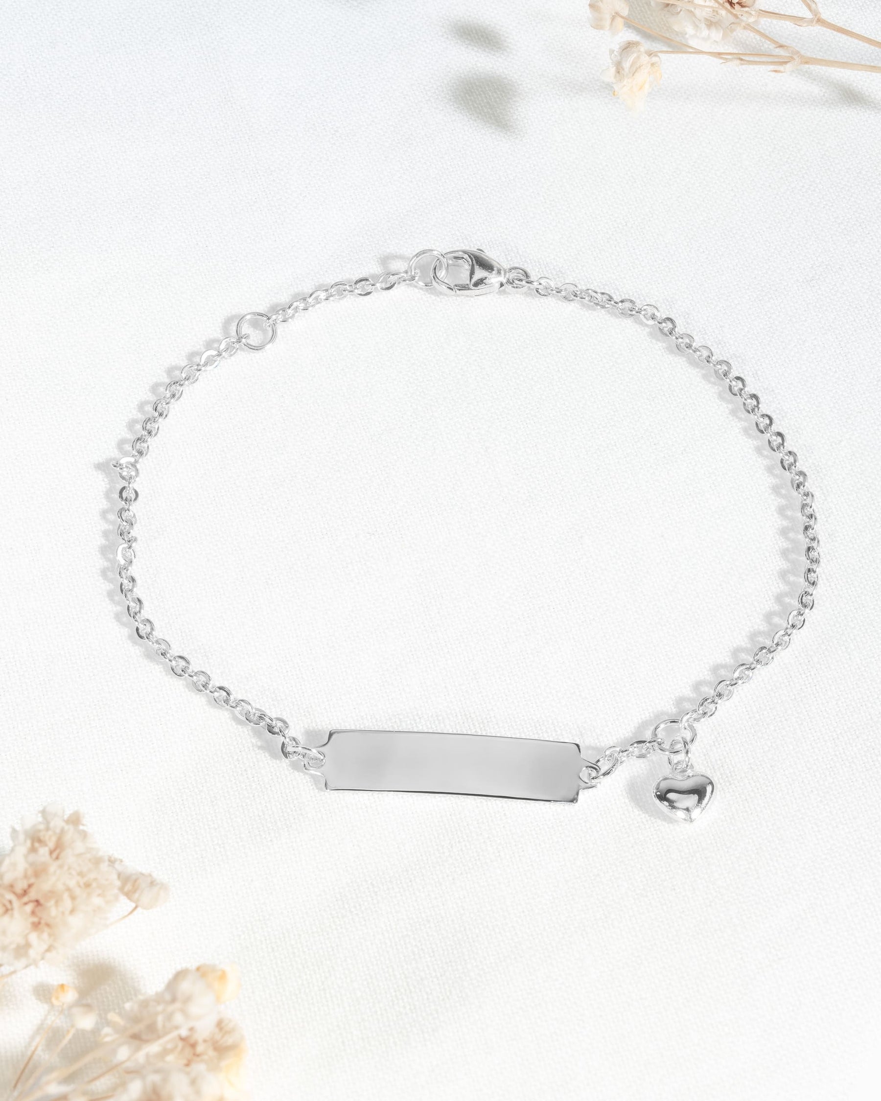 Engraving bracelet engraving plate heart-14