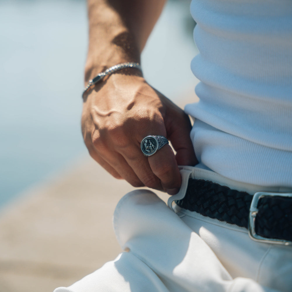 Saint Christopher Ring - Gold