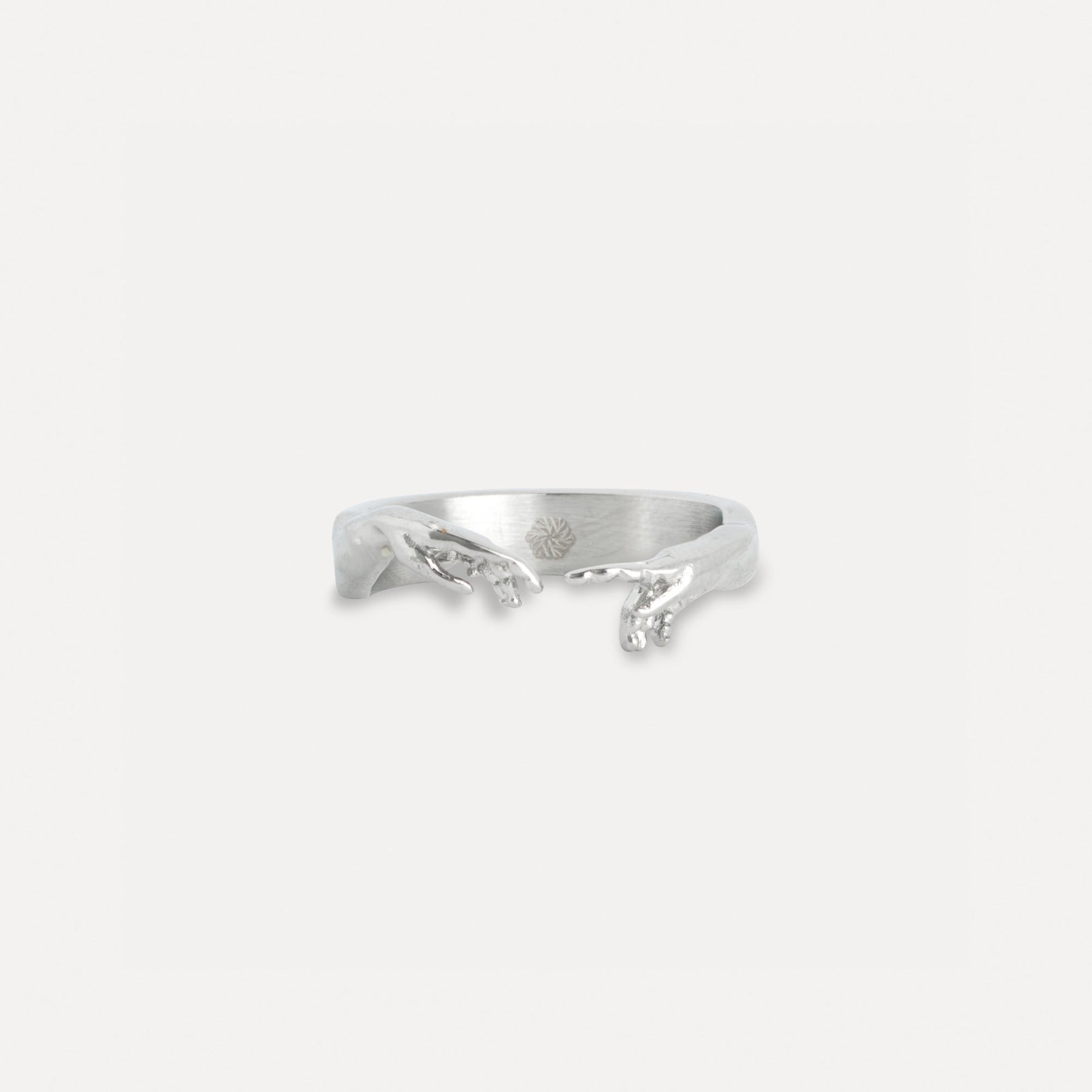 Creation Of Adam Ring - Silver