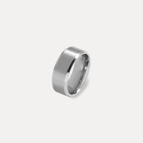 Mens Band Ring - Silver