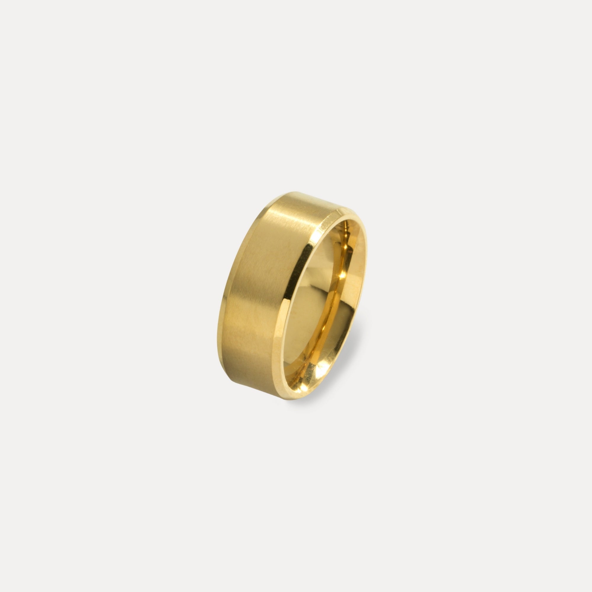 Brushed Band Ring - Gold