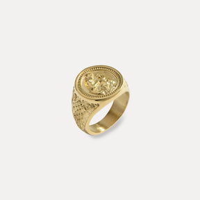 Saint Christopher Ring - Gold