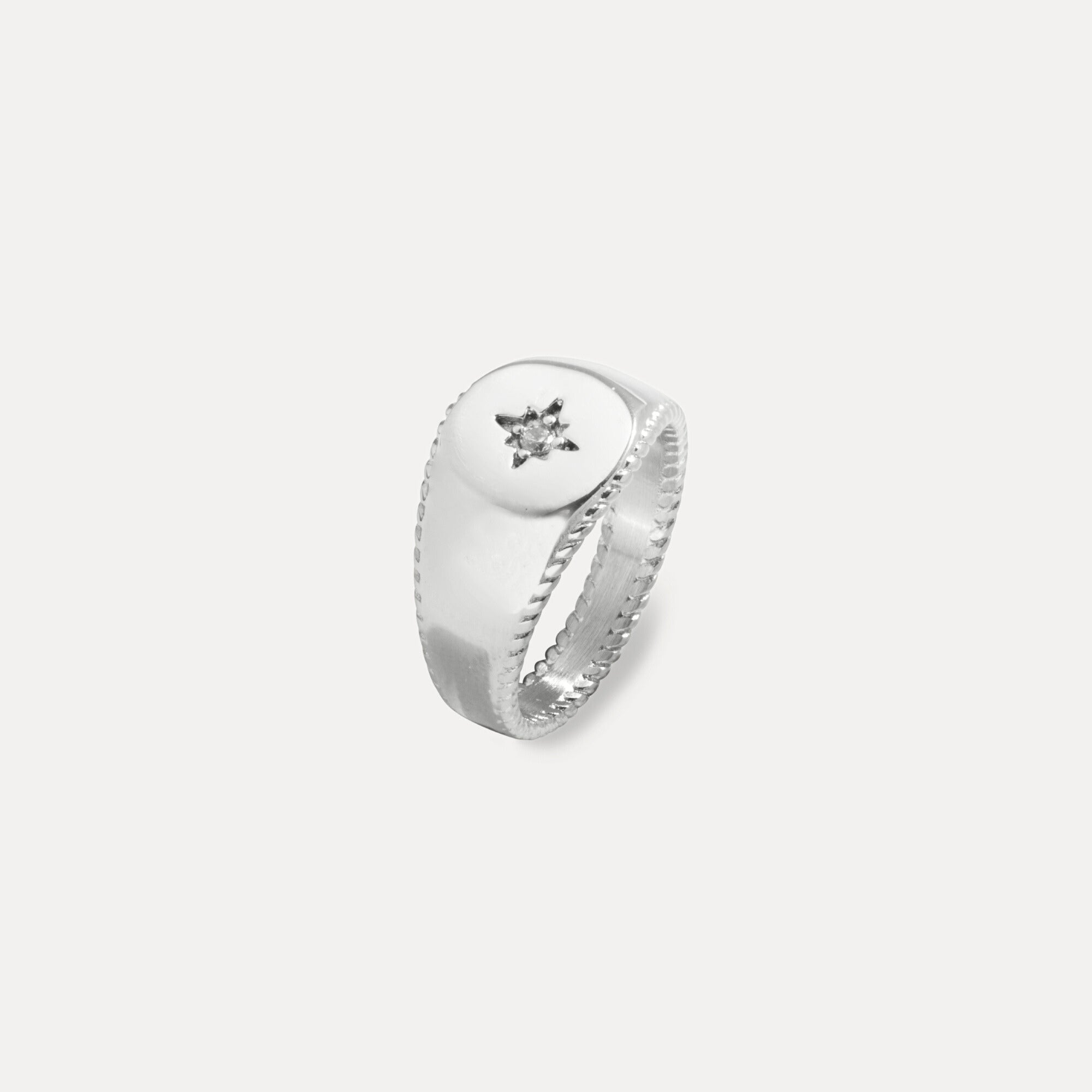 North Star Signet Ring - Silver