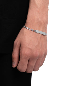 Engraving bracelet Engraving plate Figaro ID bracelet