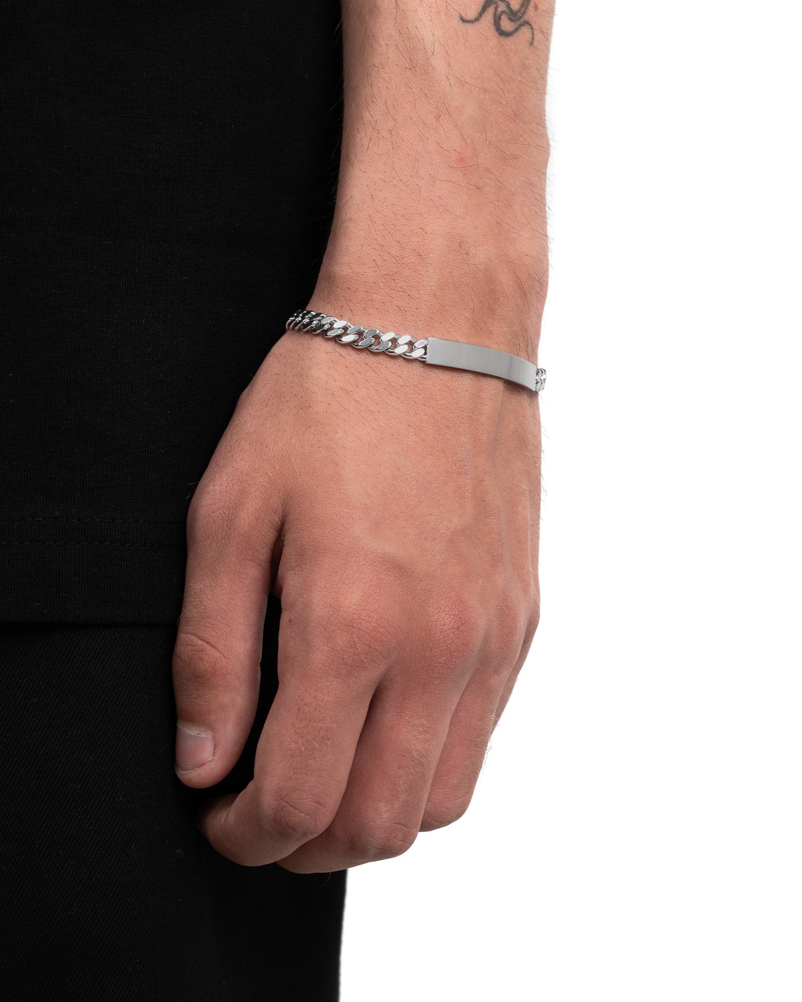 Engraving bracelet Engraving plate Armored ID bracelet