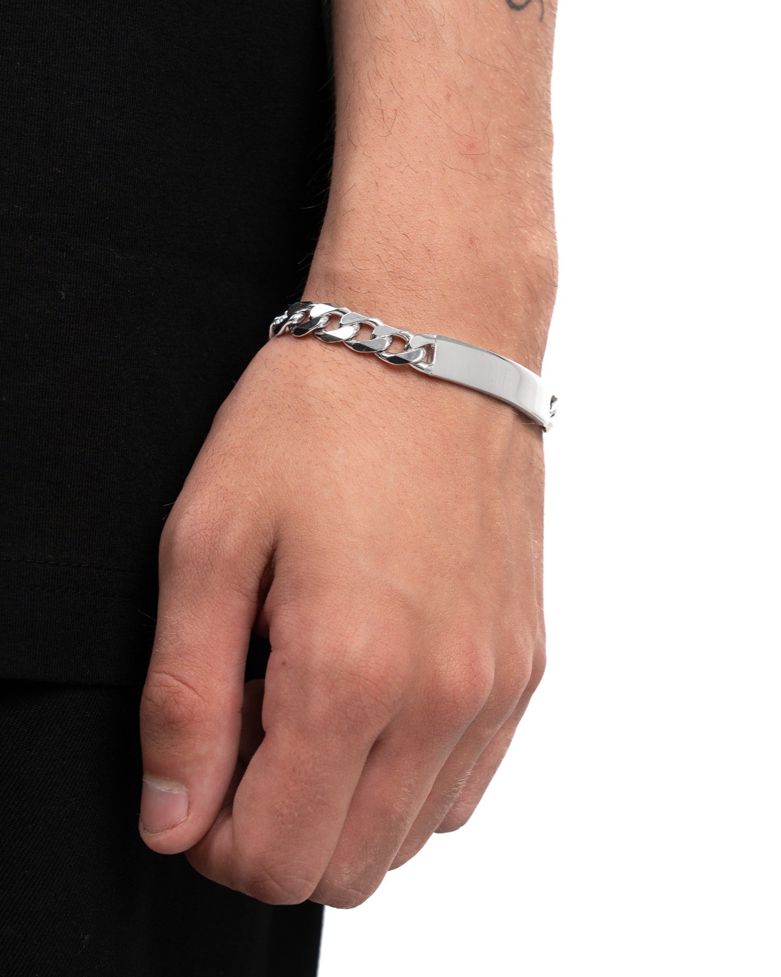 Engraving bracelet Engraving plate Armored ID bracelet