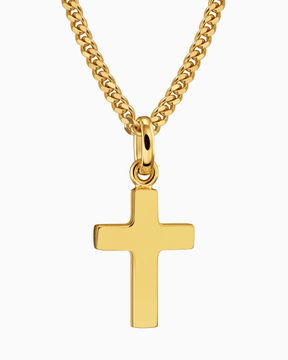 Cross necklace engraving plate pendant Polished