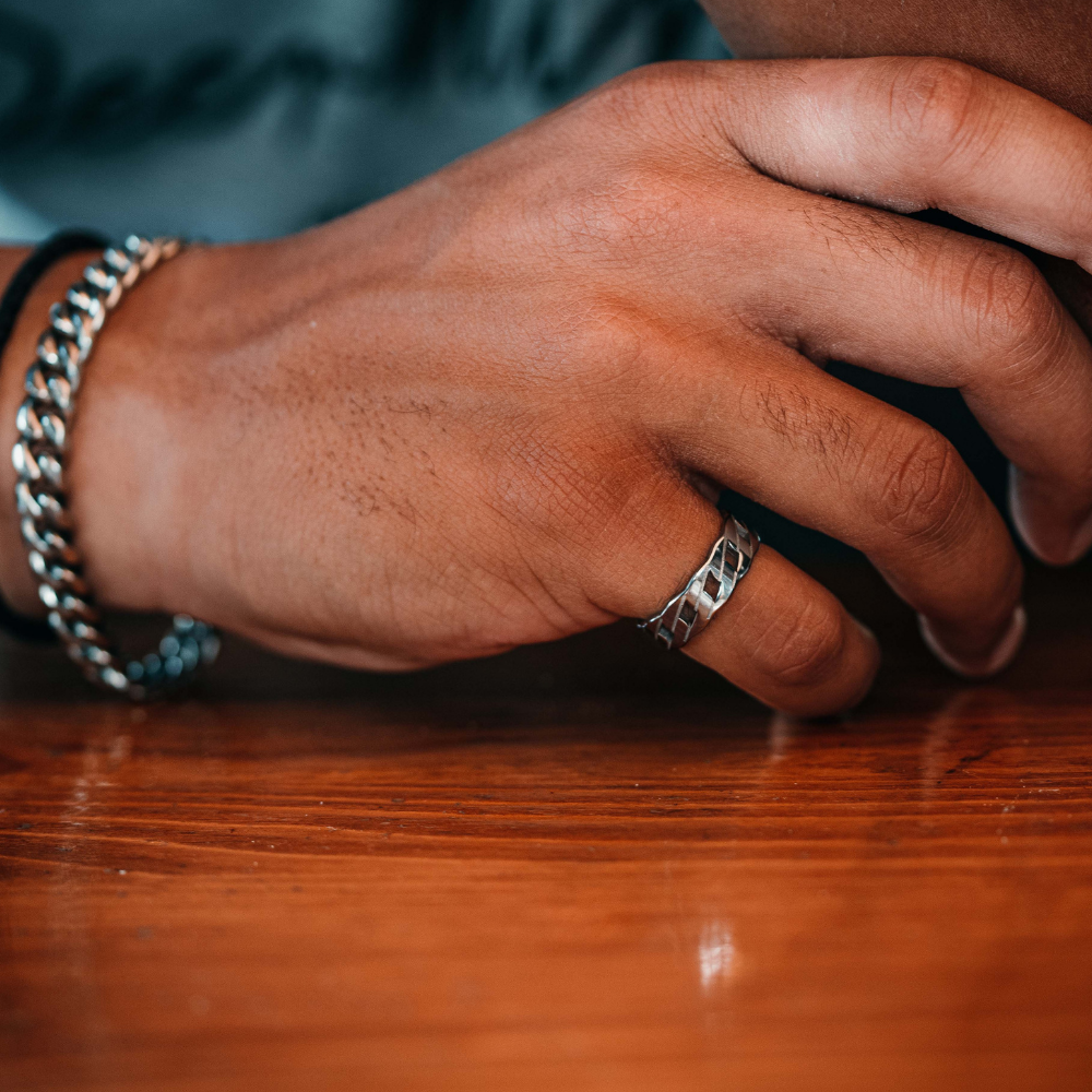 Cuban Ring - Silver