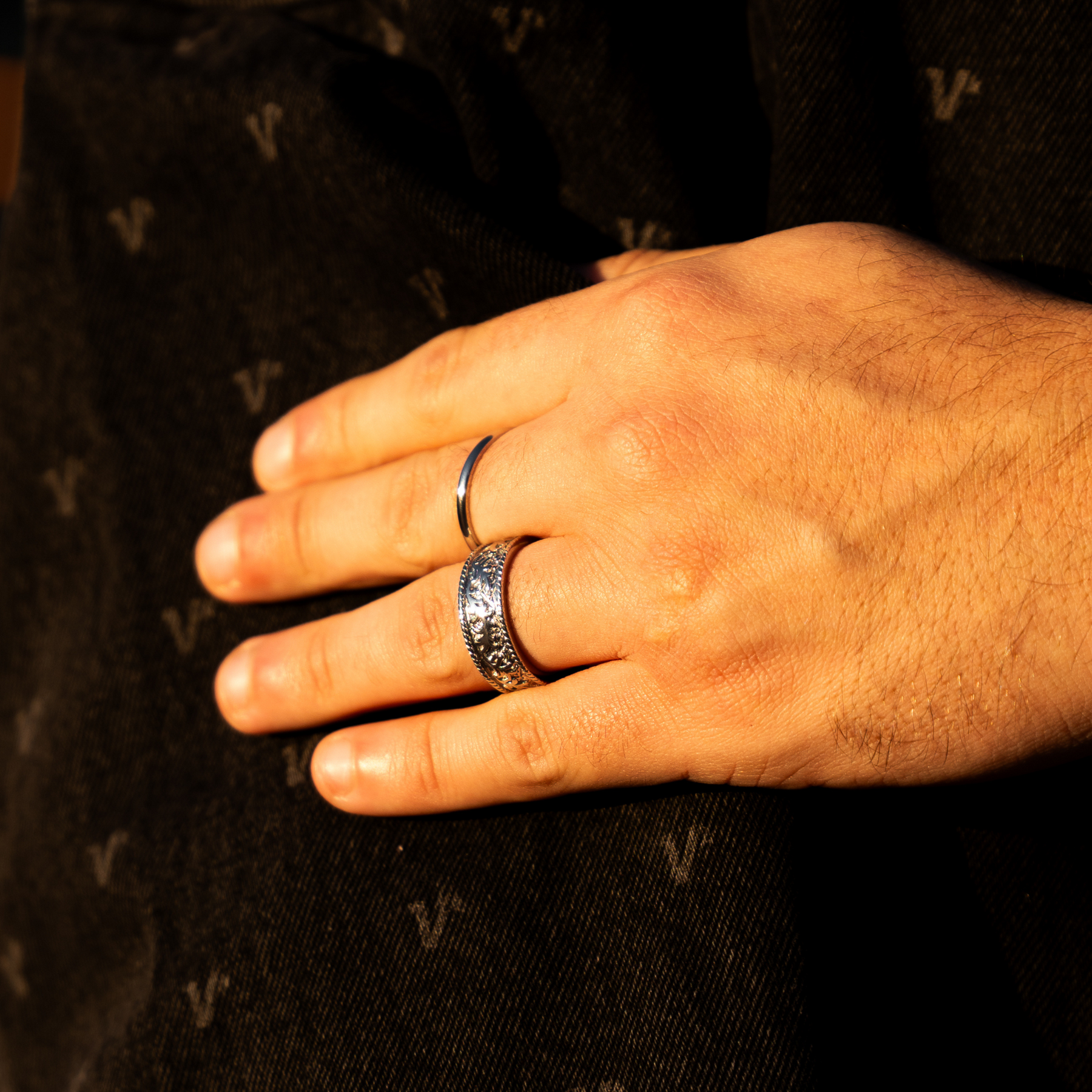 Micro Band Ring - Silver