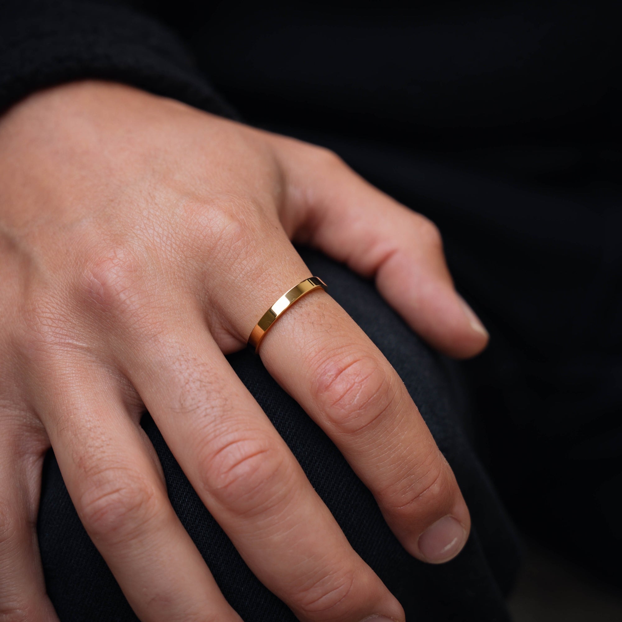 Minimal Band Ring - Gold