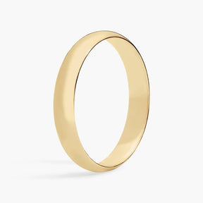 Classic Wedding Ring in 14k Yellow Gold (4mm)