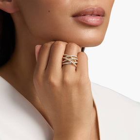 Diamond Wrap Fashion Ring in 14k Yellow Gold (1 ct. tw.)