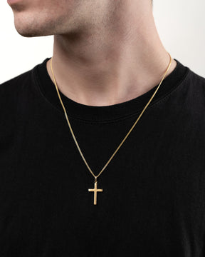 Cross necklace engraving plate pendant Polished