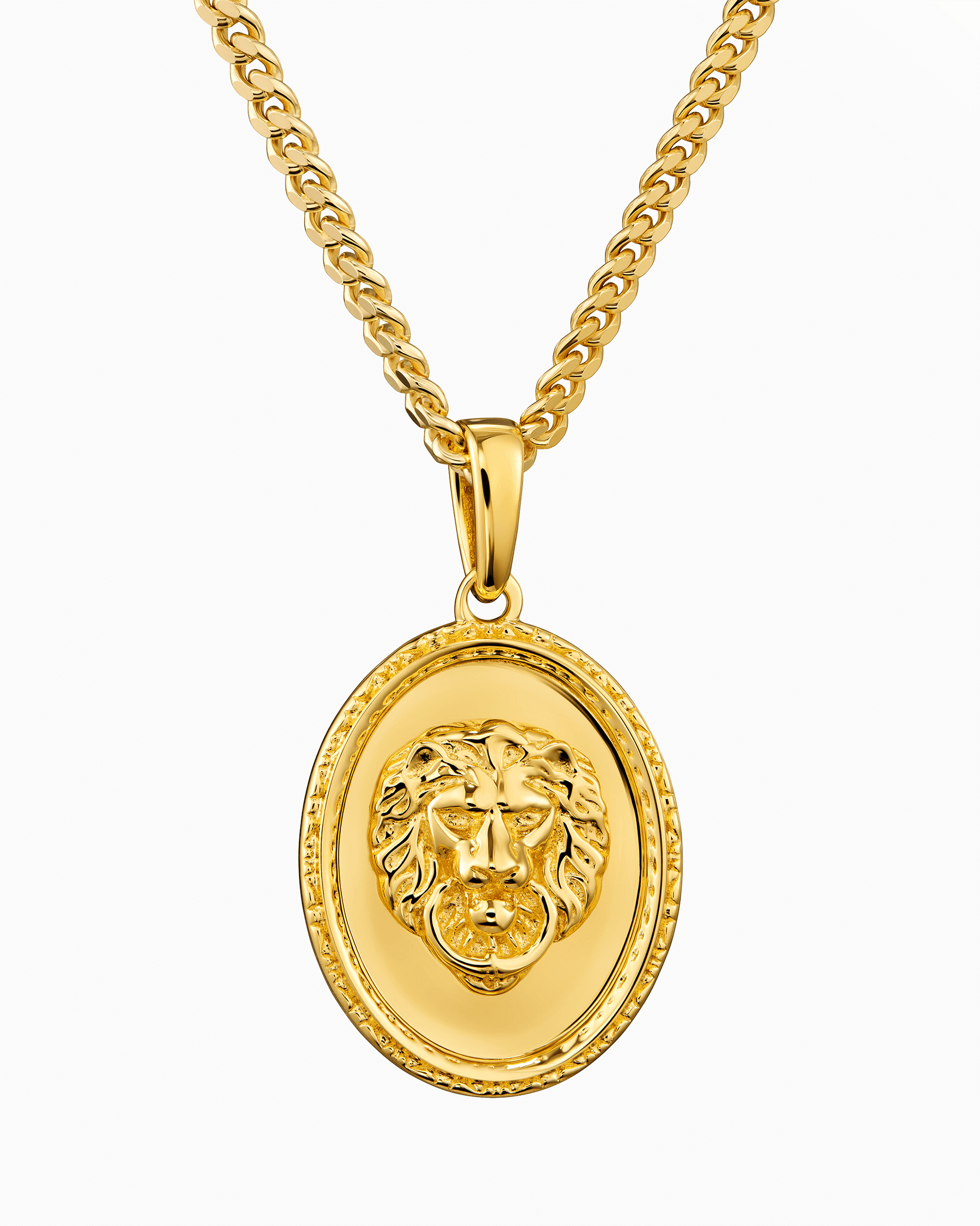 Lion necklace engraving plate