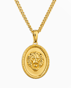 Lion necklace engraving plate