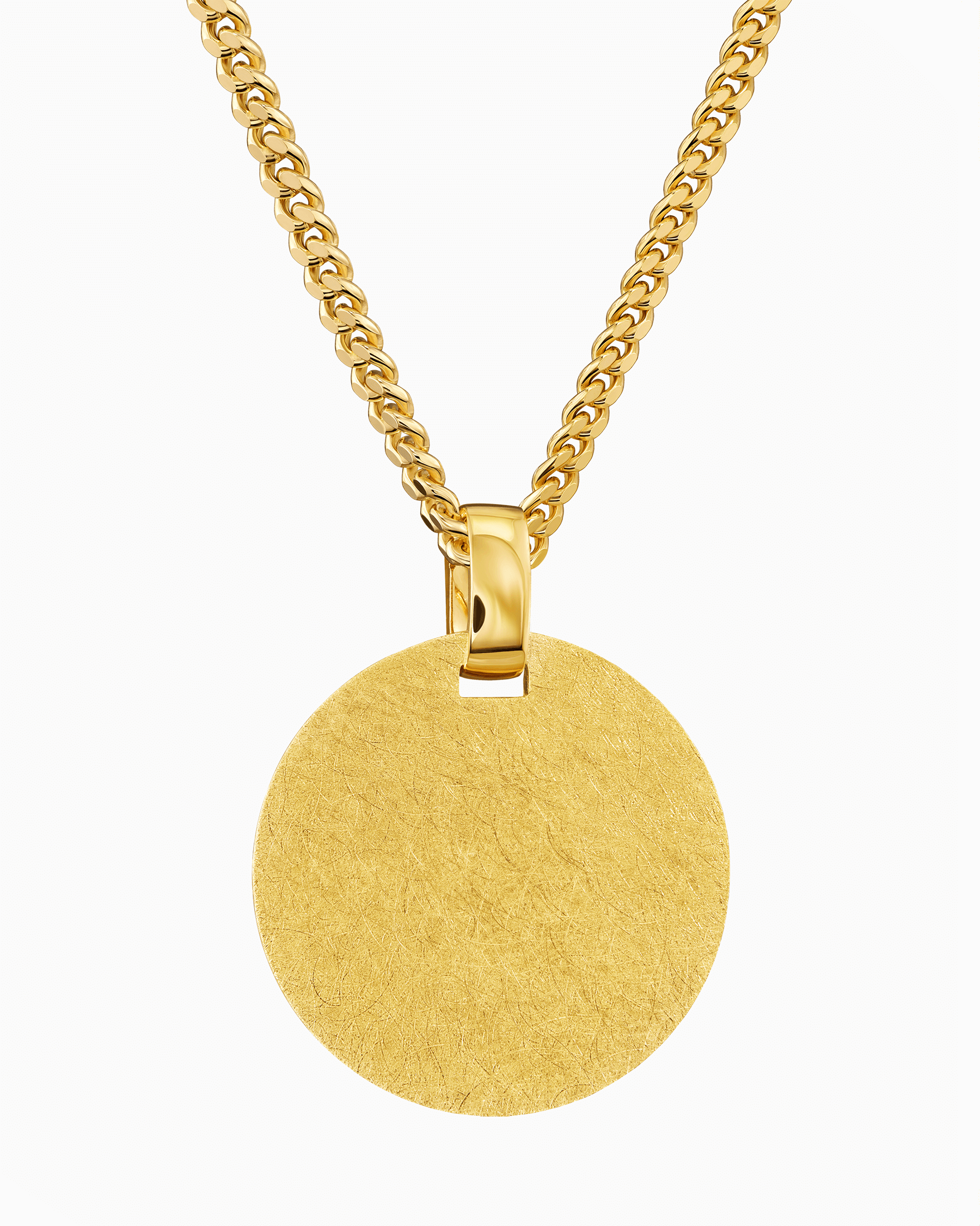 Engraving plates necklace pendant round ice matt