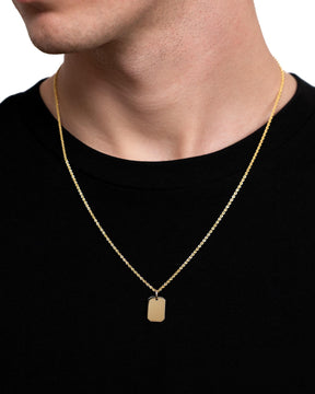 Engraving plates necklace pendant octagon