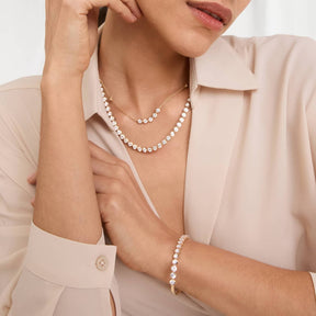 Illusion Bangle Bracelet With Lab-Grown Diamonds In 14K Yellow Gold (6")