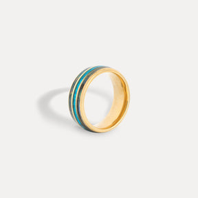 Fire Opal Ring - Gold