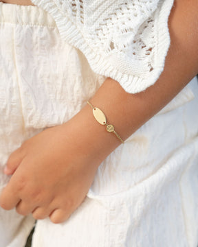 Engraving bracelet engraving plate baby feet