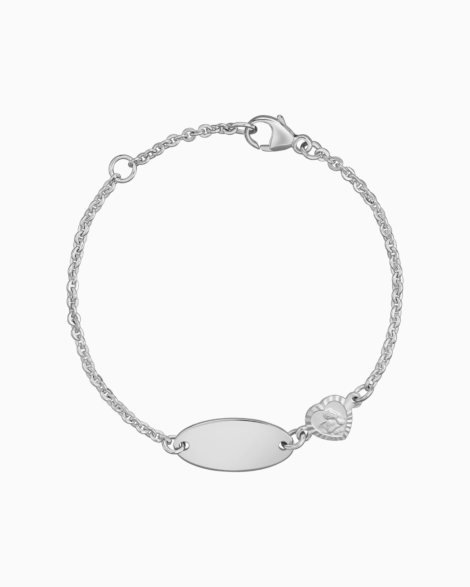 Engraving bracelet Engraving plate Guardian angel