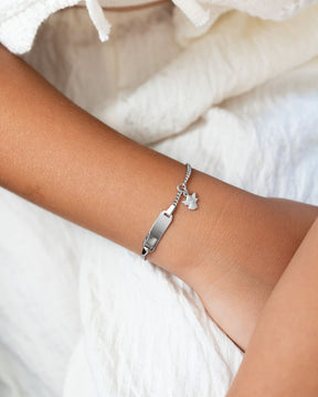 Engraving bracelet Engraving plate Guardian angel