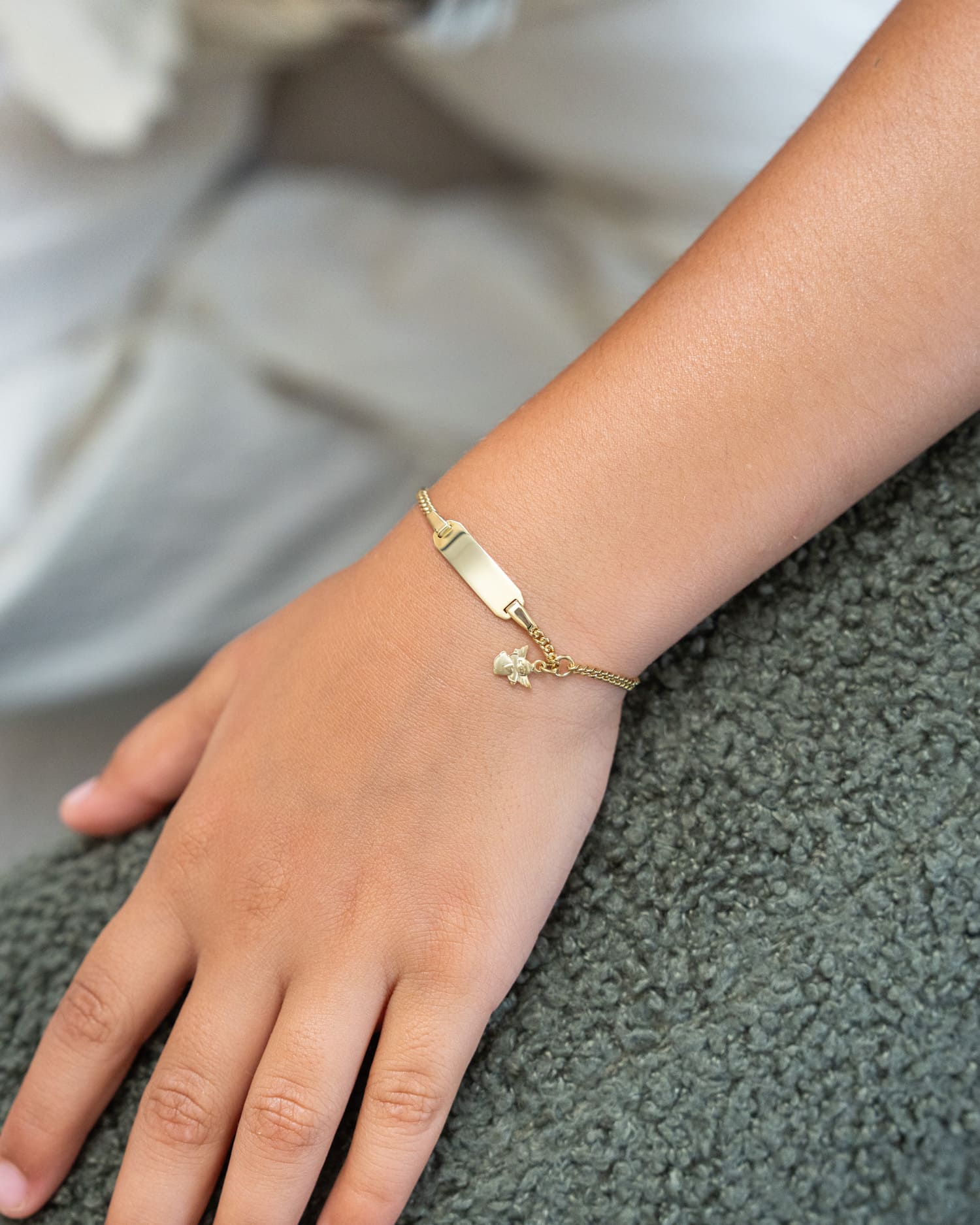 Engraving bracelet Engraving plate Guardian angel