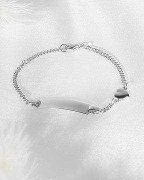 Engraving bracelet engraving plate heart-14
