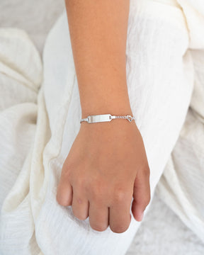 Engraving bracelet engraving plate heart