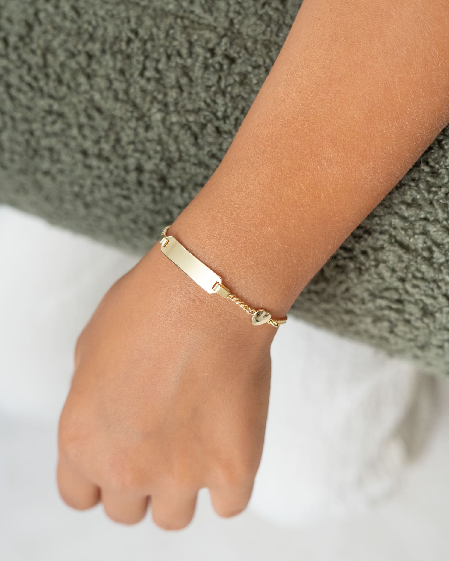 Engraving bracelet engraving plate heart-14