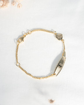 Engraving bracelet engraving plate guardian angel heart-2