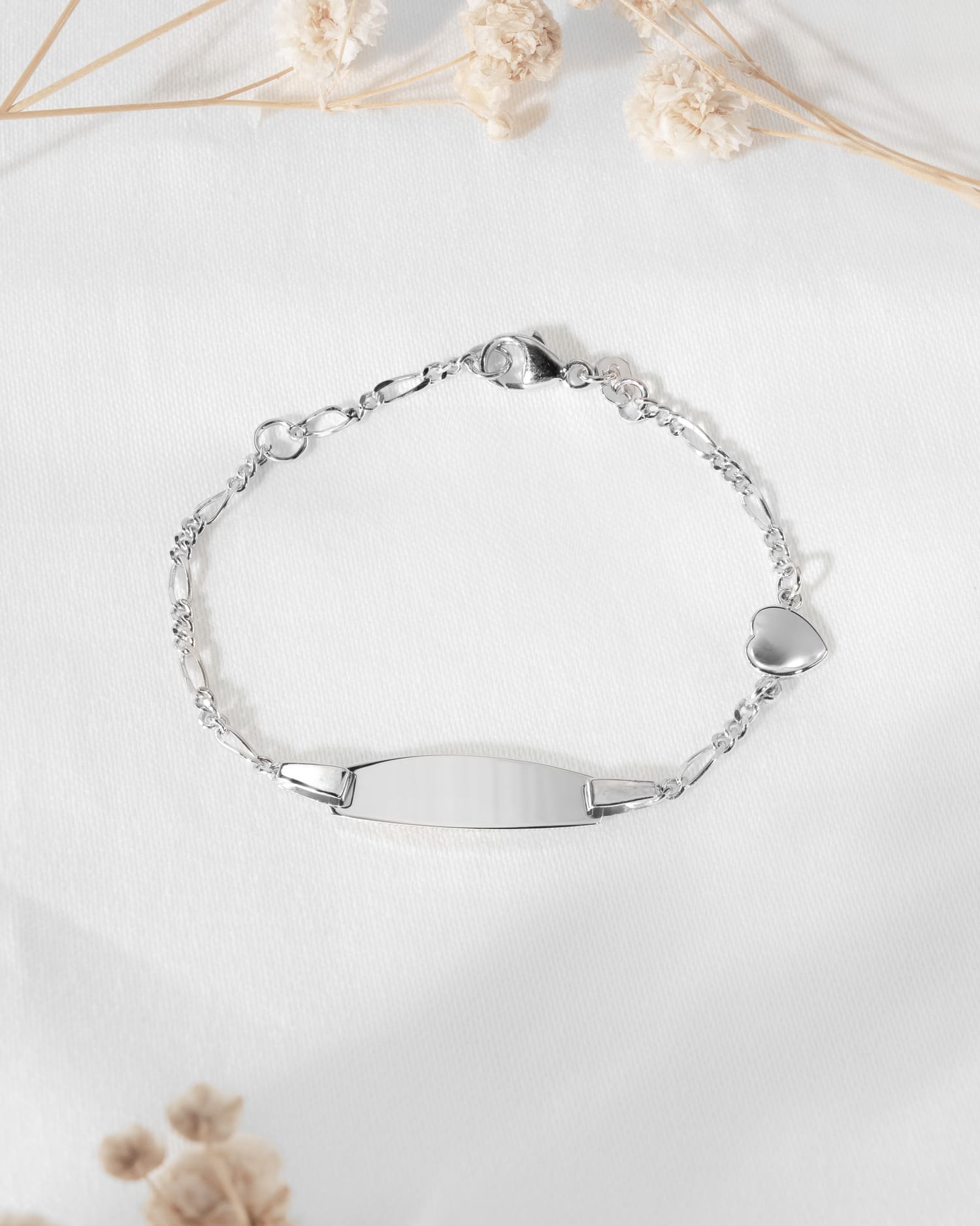 Engraving bracelet engraving plate heart-14