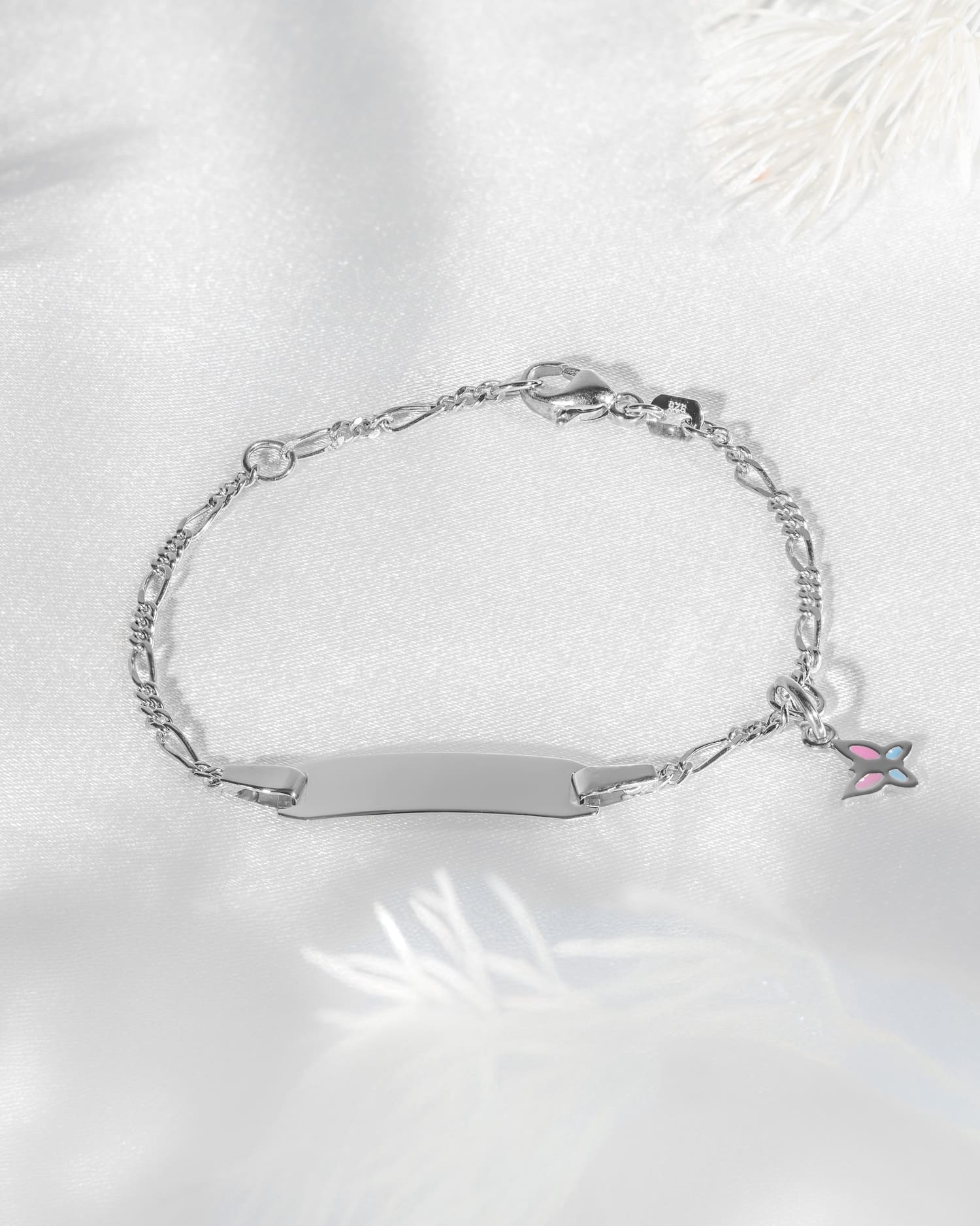 Engraving bracelet engraving plate butterfly