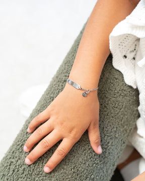 Engraving bracelet engraving plate baby feet